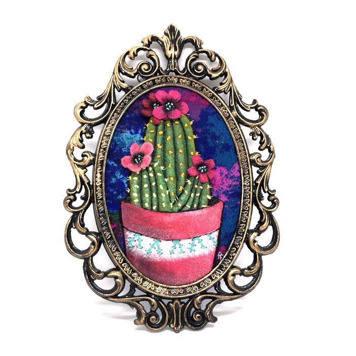 Applique Art - Cactus 1 by Alise Baker of Chubby Bunny