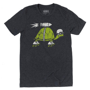 Adult ROCKET TURTLE(R) Crew Neck Tee Triblend by Factory 43