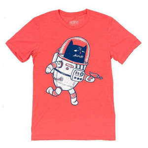 Adult SPACE CAT(SP) Crew Neck Tee by Factory 43