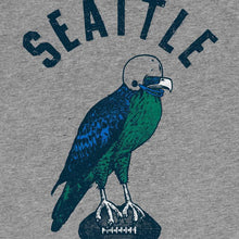 Load image into Gallery viewer, Adult SEABIRD(S) Crew Neck Tee Gray Triblend by Factory 43