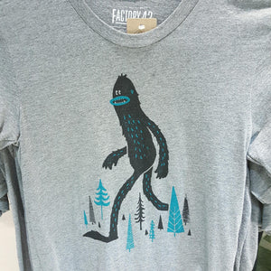 Adult SASQUATCH(Q) Crew Neck Gray by Factory 43